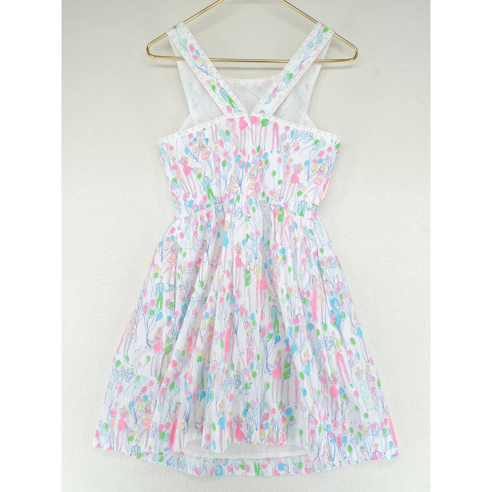 RARE Lilly Pulitzer Sandrine Balloon Pop Print Dress Size 2 - Picture 4 of 8